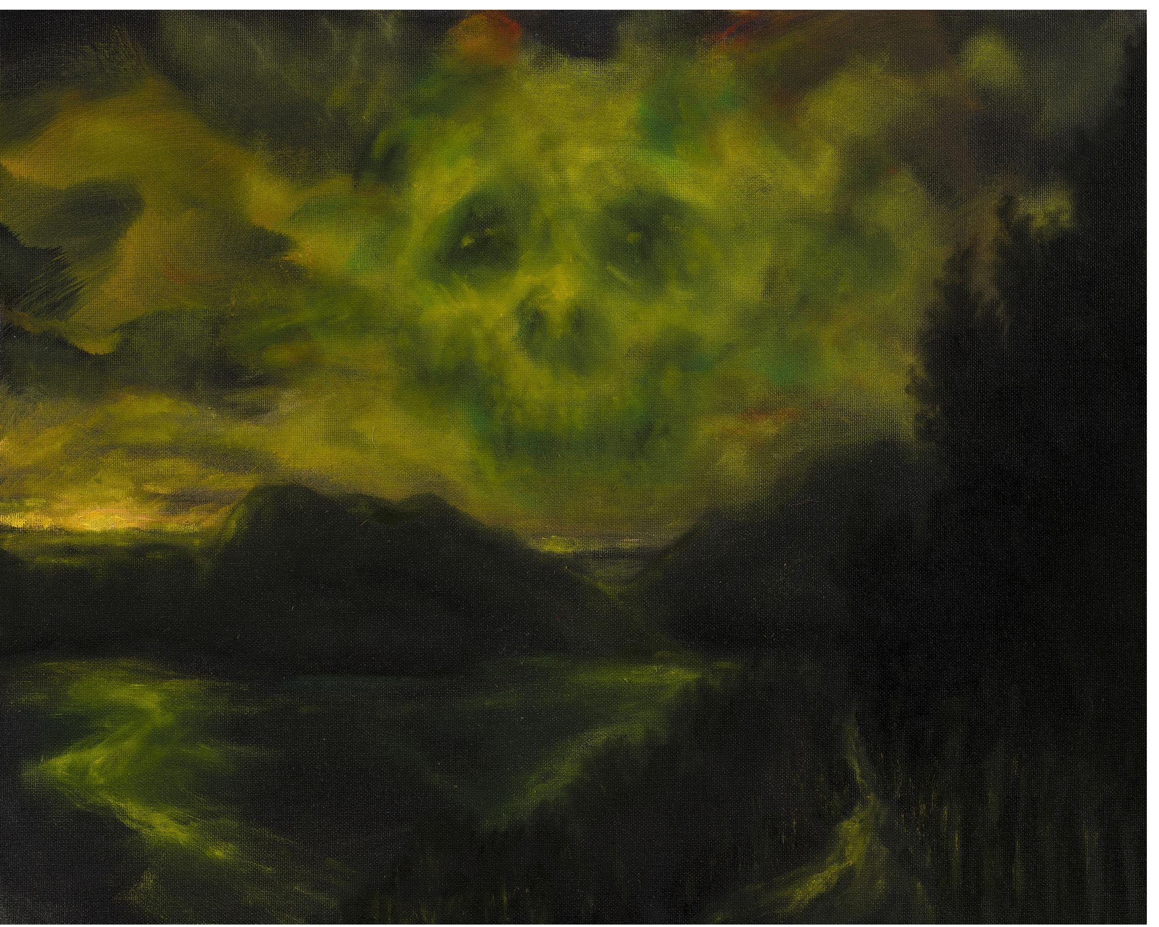 Matthew Bateson - "Halloween Landscape", oil on canvas board, 40 x 50 cm